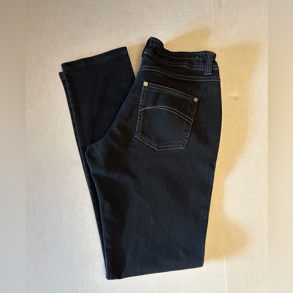 Kuhl women’s outdoorsy 5 pocket style black straight fit jeans Sz-6R U10 - Picture 7 of 13